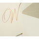 Script Initial Boxed Folded Note Cards - Hand Engraved Image 3 of 3